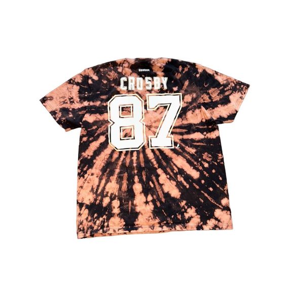 Pittsburgh Penguins Sydney Crosby Bleached Jersey Tee - Picture 2 of 4